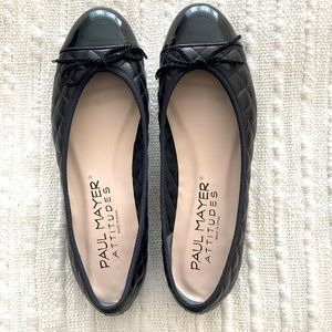 Brand new Paul Mayer Attitudes, black quilted, size 9B. Never worn.